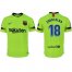 Barcelona #18 Jordi Alba Away Soccer Club Jersey