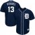 Detroit Tigers #13 Omar Vizquel Navy Blue Cool Base Stitched Youth MLB Jersey