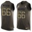 Nike Green Bay Packers #66 Ray Nitschke Green Mens Stitched NFL Limited Salute To Service Tank Top Jersey
