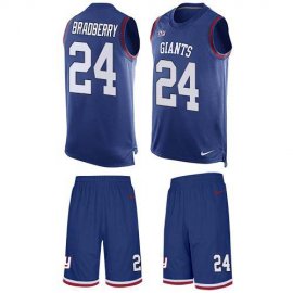 Nike New York Giants #24 James Bradberry Royal Blue Team Color Mens Stitched NFL Limited Tank Top Suit Jersey