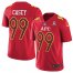 Nike Tennessee Titans #99 Jurrell Casey Red Mens Stitched NFL Limited AFC 2017 Pro Bowl Jersey