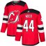 Adidas New Jersey Devils #44 Miles Wood Red Home Authentic Stitched NHL Jersey