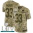 Nike San Francisco 49ers #33 Tarvarius Moore Camo Super Bowl LIV 2020 Mens Stitched NFL Limited 2018 Salute To Service Jersey