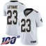 Nike New Orleans Saints #23 Marshon Lattimore White Mens Stitched NFL 100th Season Vapor Limited Jersey