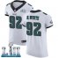 Nike Philadelphia Eagles #92 Reggie White White Super Bowl LII Mens Stitched NFL Vapor Untouchable Elite Jersey