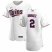 Minnesota Twins #2 Luis Arraez Mens Nike White Home 2020 Authentic Player MLB Jersey