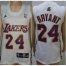 Cheap Women Los Angeles Lakers 24 Kobe Bryant White Swingman Jersey