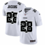 Las Vegas Raiders #28 Josh Jacobs White Mens Nike Team Logo Dual Overlap Limited NFL Jersey