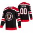 Chicago Blackhawks Custom Black Mens Adidas 2020-21 Reverse Retro Alternate NHL Jersey