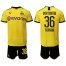 Dortmund #36 Toprak Home Soccer Club Jersey
