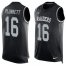 Nike Las Vegas Raiders #16 Jim Plunkett Black Team Color Mens Stitched NFL Limited Tank Top Jersey