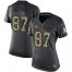 Nike New York Giants #87 Sterling Shepard Black Womens Stitched NFL Limited 2016 Salute to Service Jersey