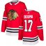 Adidas Chicago Blackhawks #17 Lance Bouma Red Home Authentic Stitched NHL Jersey
