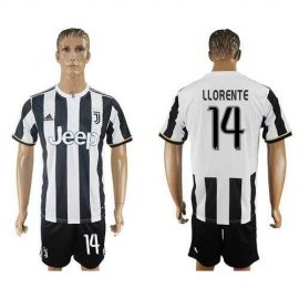 Juventus #14 Llorente Home Soccer Club Jersey