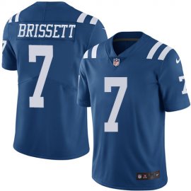 Nike Indianapolis Colts #7 Jacoby Brissett Royal Blue Mens Stitched NFL Limited Rush Jersey