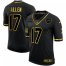 Buffalo Buffalo Bills #17 Josh Allen Mens Nike 2020 Salute To Service Golden Limited NFL Jersey Black