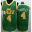 Utah Jazz 4 Adrian Dantley Green Revolution 30 NBA Jerseys