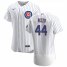 Chicago Cubs #44 Anthony Rizzo Mens Nike White Home 2020 Authentic Player Jersey