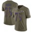 Nike Baltimore Ravens #75 Jonathan Ogden Olive Mens Stitched NFL Limited 2017 Salute To Service Jersey