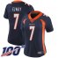 Nike Denver Broncos #7 John Elway Navy Blue Alternate Womens Stitched NFL 100th Season Vapor Limited Jersey