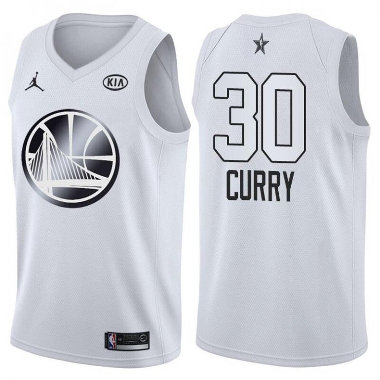 Warriors 30 Stephen Curry Jordan Brand White 2018 All-Star Game Swingman Jersey Warriors 30 Stephen Curry Jordan Brand White 2018 All-Star Game Swingman Jersey