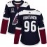 Adidas Colorado Avalanche #96 Mikko Rantanen Navy Womens 2022 Stanley Cup Champions Alternate Authentic Stitched NHL Jersey Womens