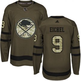 Adidas Buffalo Sabres #9 Jack Eichel Green Salute to Service Stitched NHL Jersey