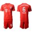 Bayern Munchen #6 Thiago Home Soccer Club Jersey