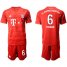 Bayern Munchen #6 Thiago Home Soccer Club Jersey
