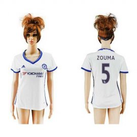 Womens Chelsea #5 Zouma Sec Away Soccer Club Jersey