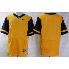West Virginia Mountaineers Blank Yellow Elite College Football NCAA Jerseys
