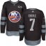 Adidas New York Islanders #7 Jordan Eberle Black 1917-2017 100th Anniversary Stitched NHL Jersey