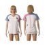 Womens France Blank Away Soccer Country Jersey