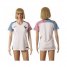 Womens France Blank Away Soccer Country Jersey