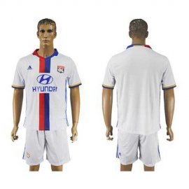Lyon Blank Home Soccer Club Jersey