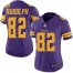 Nike Minnesota Vikings #82 Kyle Rudolph Purple Womens Stitched NFL Limited Rush Jersey