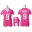 Nike New Orleans Saints #9 Drew Brees Pink Draft Him Name & Number Top Womens Stitched NFL Elite Jersey