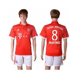 Bayern Munchen #8 Martinez Home Soccer Club Jersey