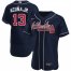 Atlanta Braves #13 Ronald Acuna Jr. Mens Nike Navy Alternate 2020 Authentic Player MLB Jersey