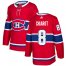 Adidas Montreal Canadiens #8 Ben Chiarot Red Home Authentic Stitched NHL Jersey