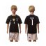 Germany #1 Neure Goalkeeper Kid Soccer Country Jersey