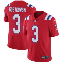 Nike New England Patriots #3 Stephen Gostkowski Red Alternate Mens Stitched NFL Vapor Untouchable Limited Jersey