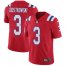 Nike New England Patriots #3 Stephen Gostkowski Red Alternate Mens Stitched NFL Vapor Untouchable Limited Jersey