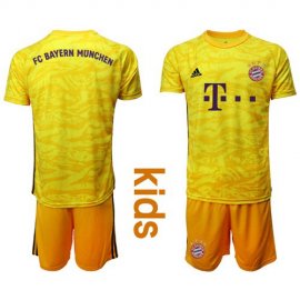 Bayern Munchen Blank Grey Goalkeeper Kid Soccer Club Jersey