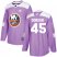 Adidas New York Islanders #45 Noah Dobson Purple Authentic Fights Cancer Stitched NHL Jersey
