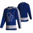 Toronto Maple Leafs Blank Blue Mens Adidas 2020-21 Reverse Retro Alternate NHL Jersey