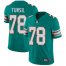 Nike Miami Dolphins #78 Laremy Tunsil Aqua Green Alternate Mens Stitched NFL Vapor Untouchable Limited Jersey