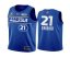Mens 2021 All-Star Philadelphia 76ers #21 Joel Embiid Blue Eastern Conference Stitched NBA Jersey