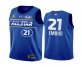 Mens 2021 All-Star Philadelphia 76ers #21 Joel Embiid Blue Eastern Conference Stitched NBA Jersey