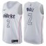 Mens Nike Washington Wizards #2 John Wall White NBA Swingman City Edition Jersey